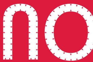 close-up van hoe de inkt zou uitzetten naar de fijne uitsparingen bij bedrukking van plastisol op textiel